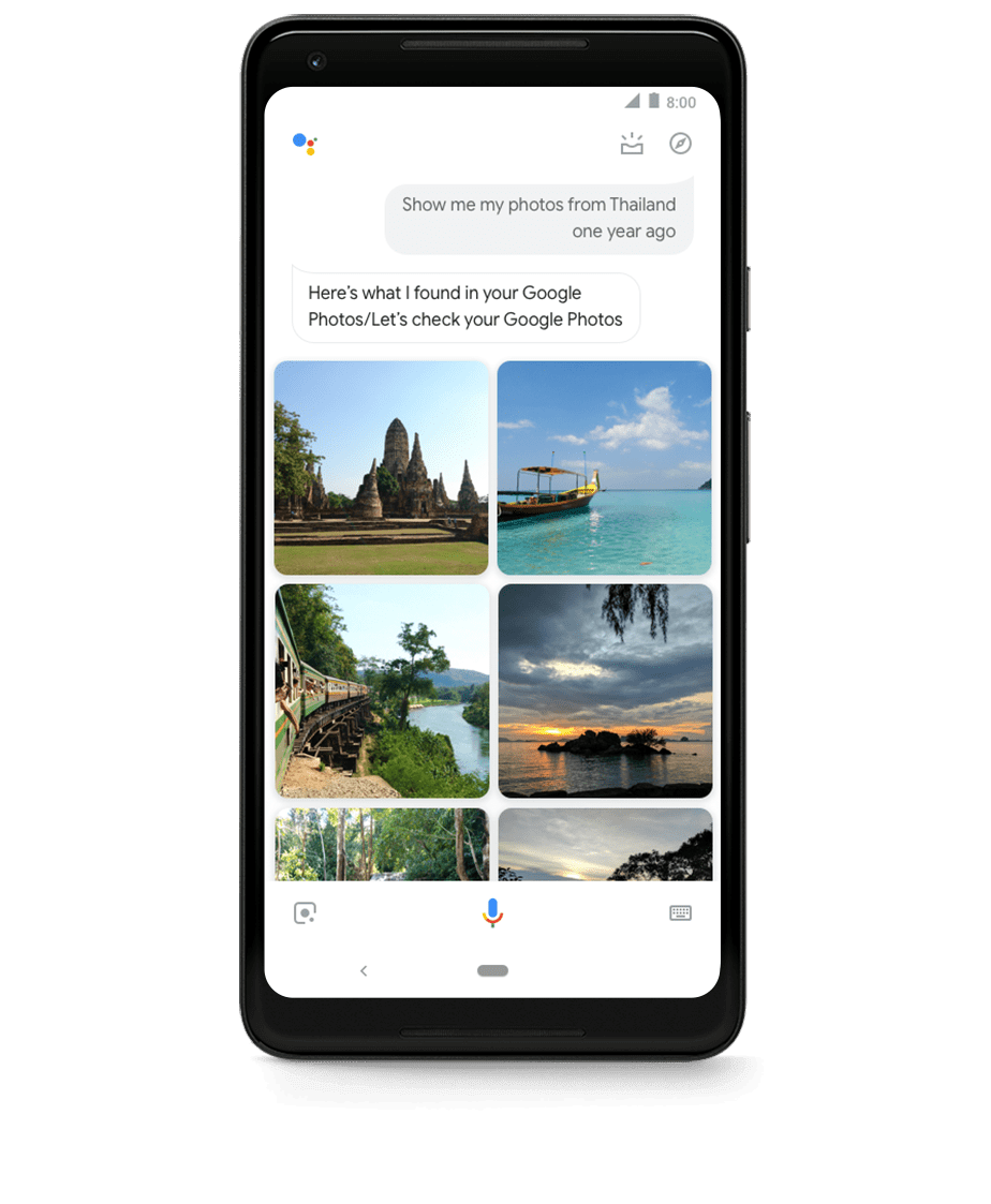 Press and hold the power button on your Wear OS by Google smartwatch or say,
